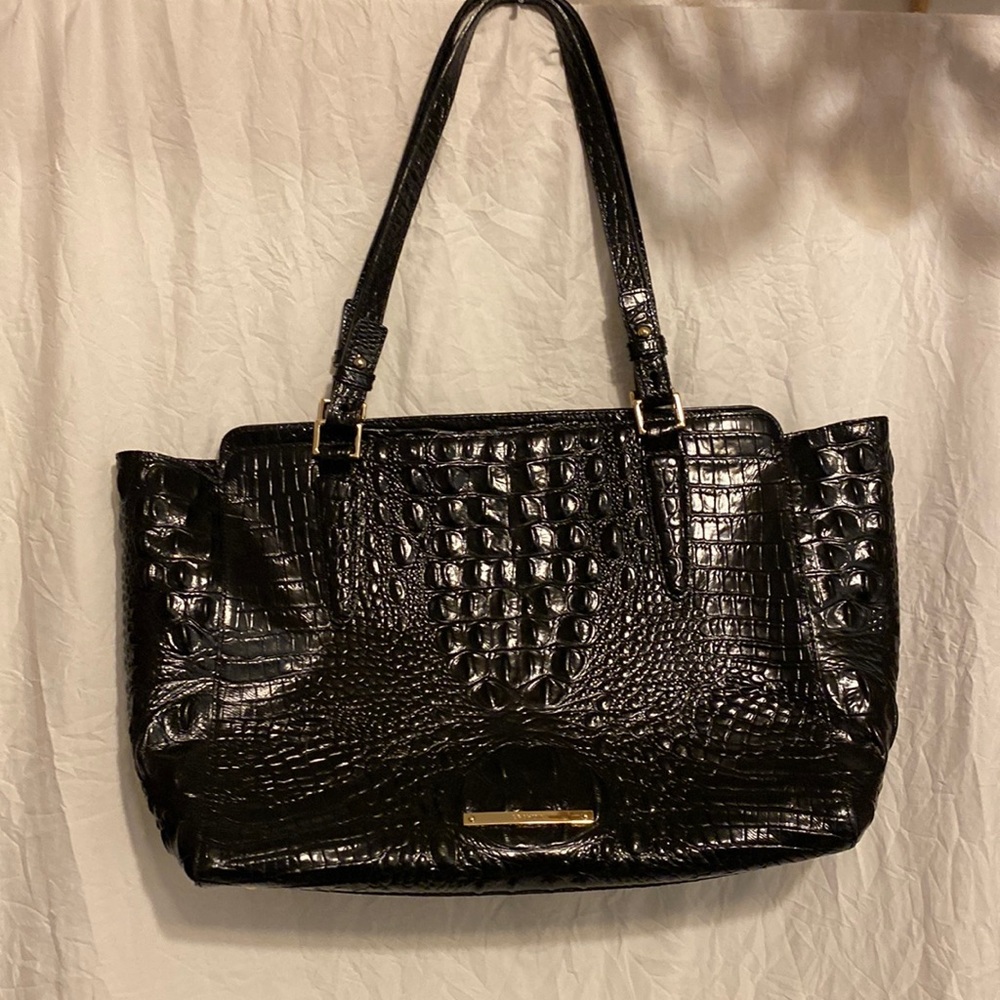 Brahmin croc tote